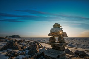 Inukshuk at la Bloc