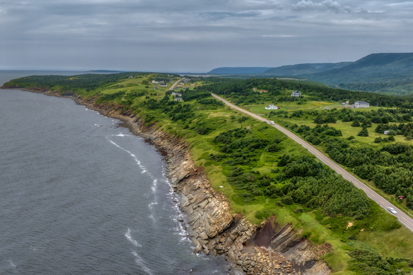 Cabot_Trail_in_Cap_Lemoine by Michel Soucy