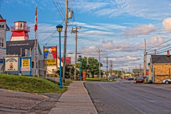 Cheticamp - Main Street Print