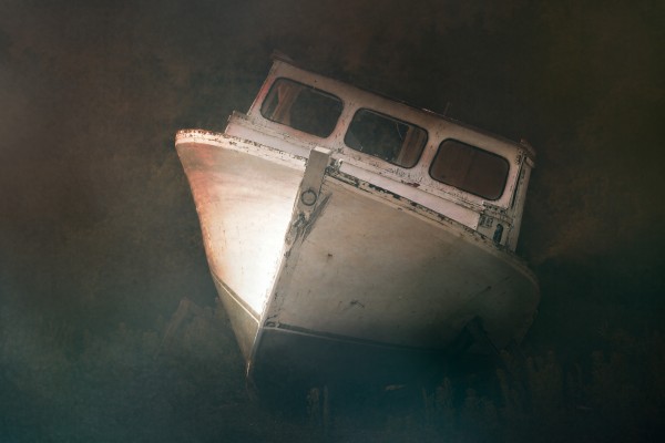 Old and Weathered Print