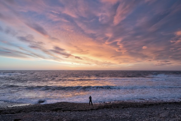 Seaside Sunset by Michel Soucy