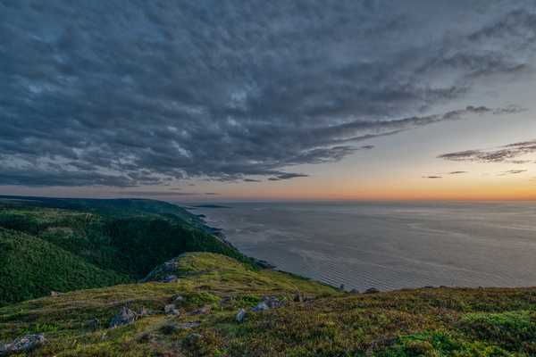 Blueberry Mountain Vista Print