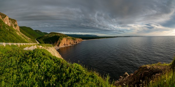 Cabot Trail View towards Cheticamp by Michel Soucy