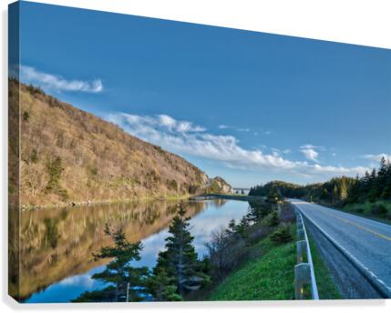 Approaching la Presquile Canvas Print