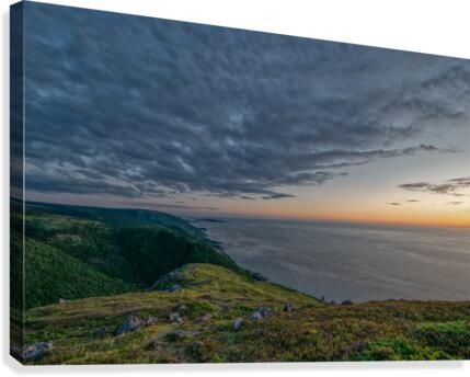 Blueberry Mountain Vista Impression sur toile