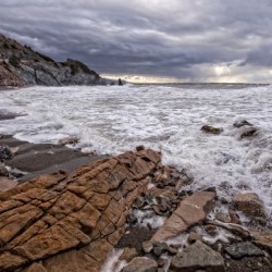 Surf at Pillar Rock