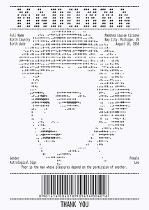 Receipt Art – Madonna