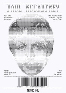 Receipt Art – Paul McCartney
