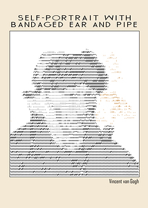 Self-Portrait with Bandaged Ear and Pipe – Vincent van Gogh