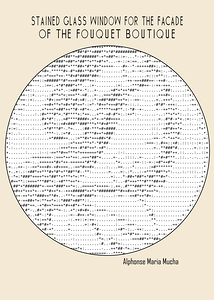 Stained glass window Ascii art