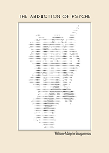 The Abduction of Psyche – William-Adolphe Bouguereau – 1895 Ascii art 