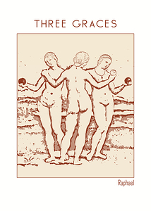 Three Graces by Raphael c 1503–1505