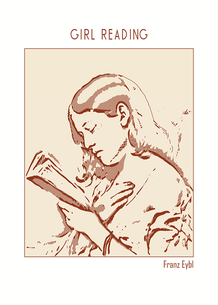 Girl Reading – Franz Eybl by Doa Project