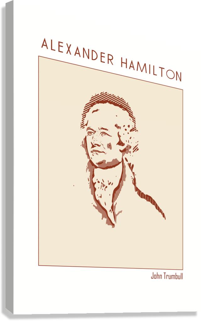 Alexander Hamilton – John Trumbull Canvas Print