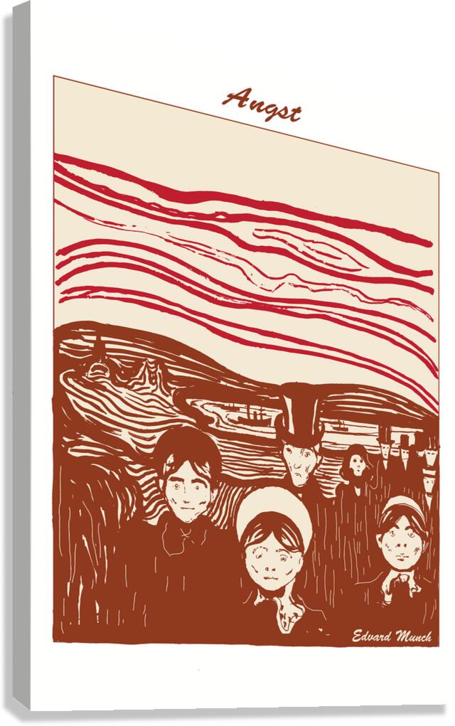 Angst    Canvas Print