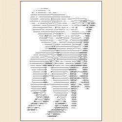 At Eternity’s Gate - Vincent van Gogh – ascii art