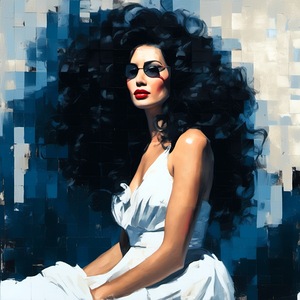 Portrait Of Hair and Might 