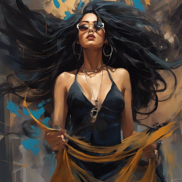 Woman in Chains Print