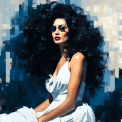 Portrait Of Hair and Might 