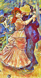 Dance at Bougival 1882–1883 impressionist