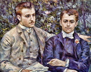 Portrait of Charles and Georges Durand Ruel 1882.
