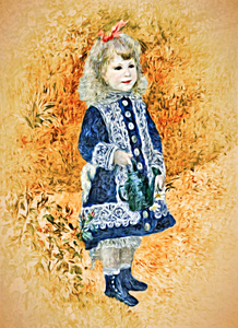 Renoir Girl with Watering Can frame