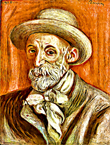 Renoir Self Portrait 1910 dig