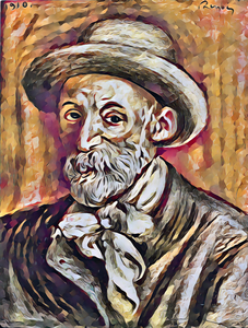 Renoir Self Portrait 1910 oil2