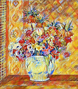 Still Life Flowers 1885 imp