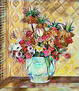 Still Life Flowers 1885 oil