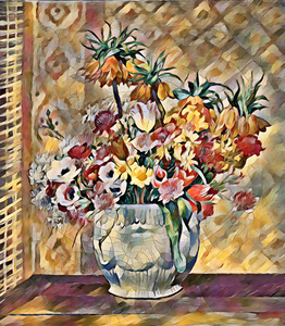 Still Life Flowers 1885 oil2