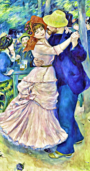 Dance at Bougival 1882–1883 digitized Print