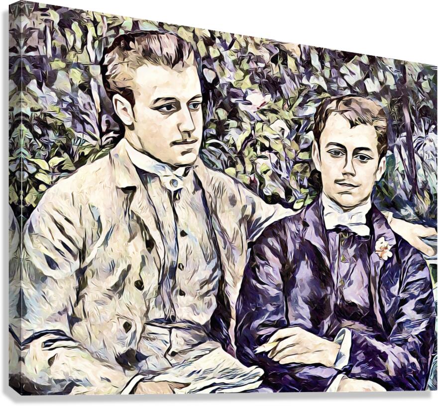 Portrait of Charles and Georges Durand Ruel 1882  1698615281.8686  Canvas Print