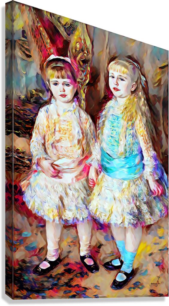 Pink and Blue Alice and Elisabeth Cahen d Anvers  1698615541.8895  Canvas Print