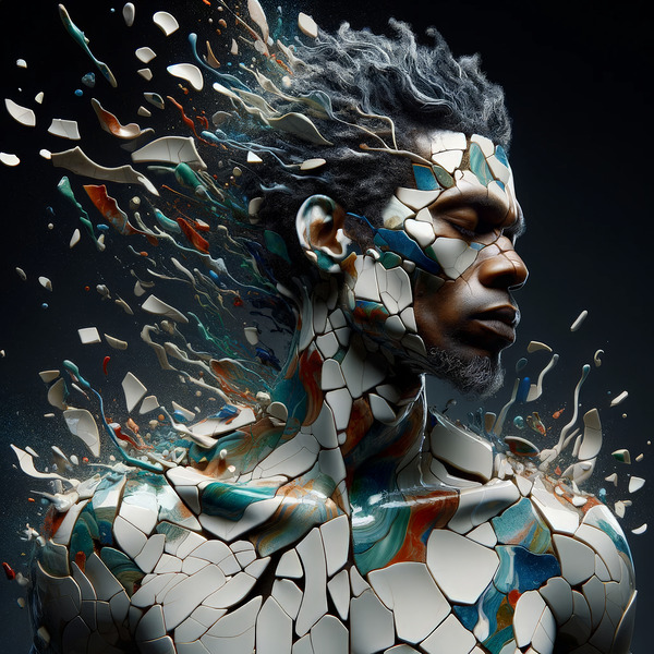 Porcelain Man Print