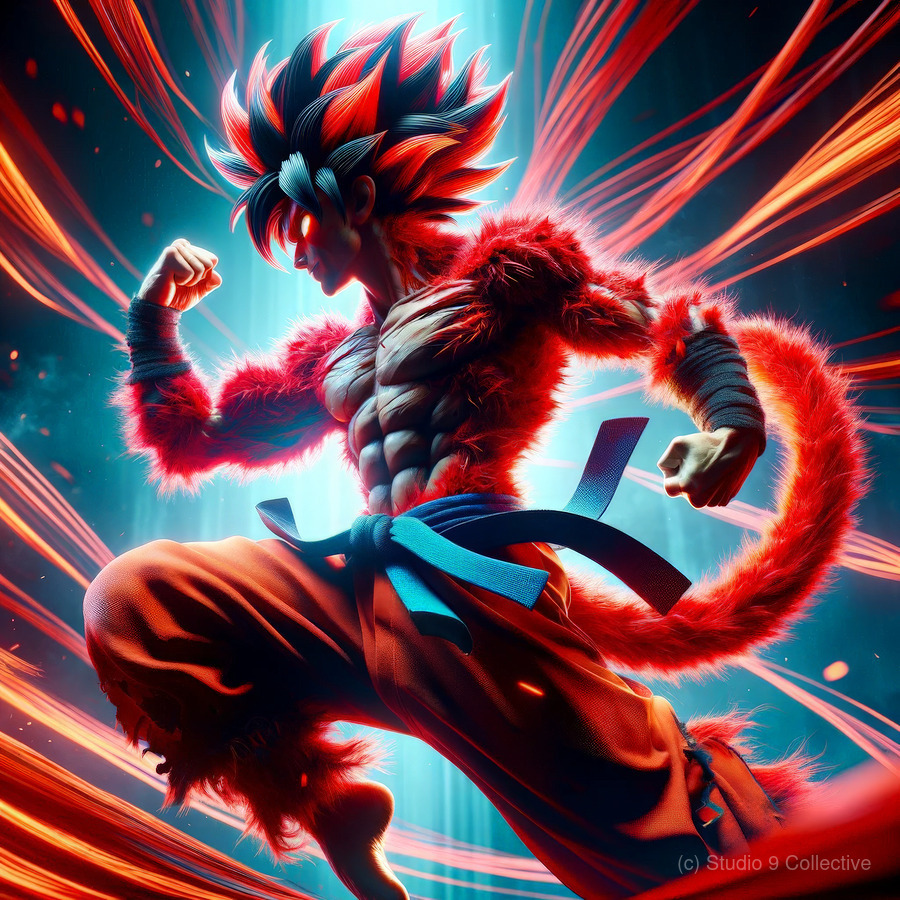 Goku GT by Studio 9 Collective Wall Art