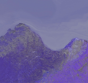 wind over the mountains
