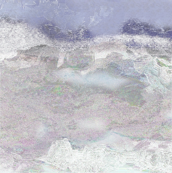spring snowfall Print