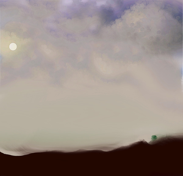full moon Print