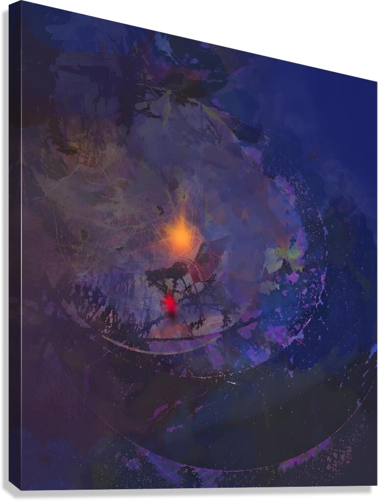 blue base Canvas Print
