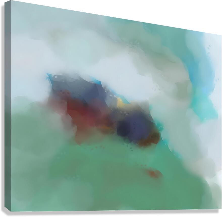 blue trees Canvas Print
