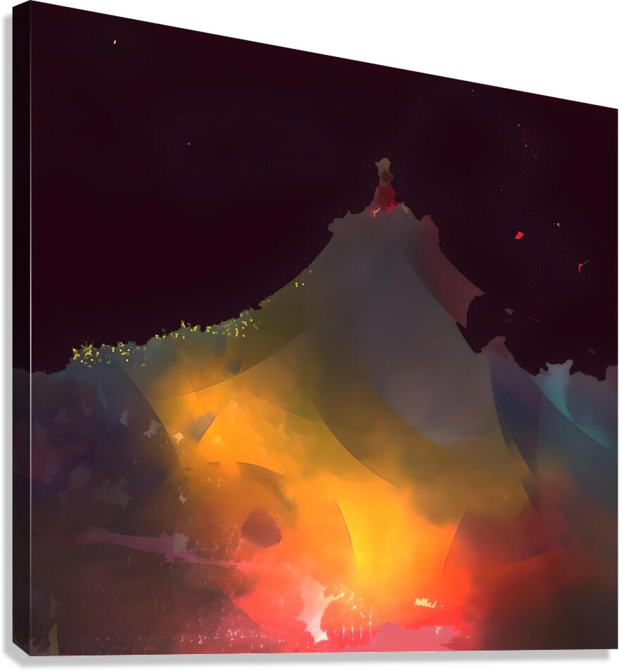 volcano Canvas Print