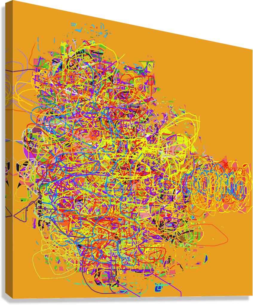 wire pig Canvas Print