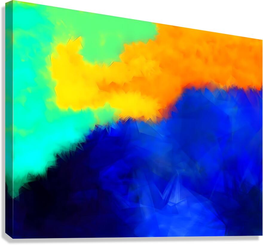 blue mountain Canvas Print