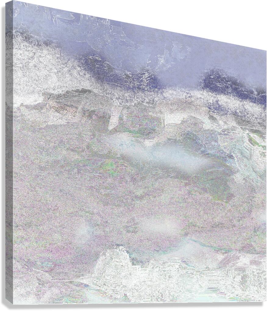 spring snowfall Canvas Print