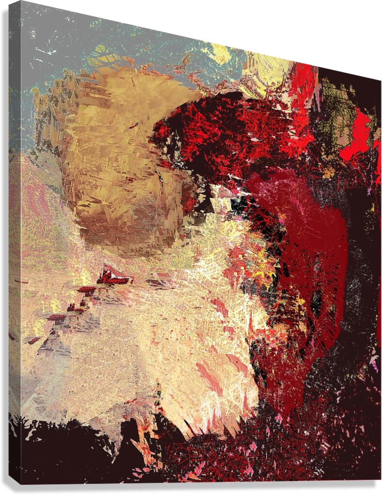 on fire Canvas Print