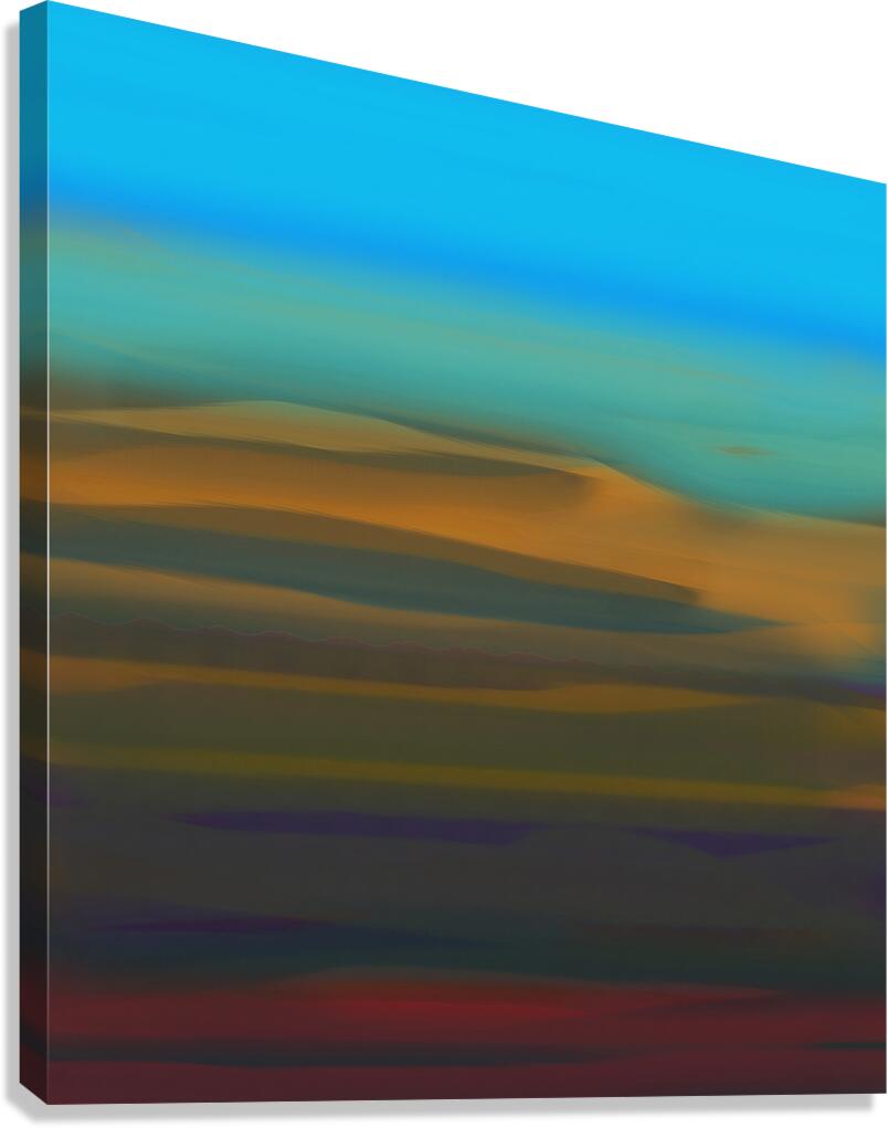 painted desert Canvas Print