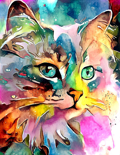 Kitty Nala Print