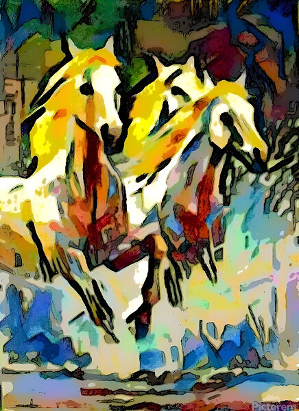 Vibrant Equine Print