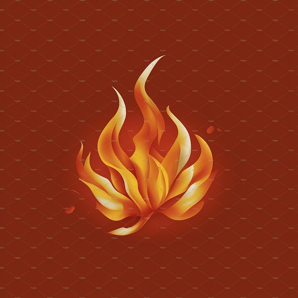 blaze fire flame texture background 2 Print